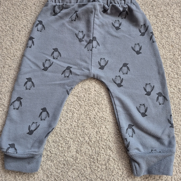 Carter's Blue Baby Outfit with Penguin Design - Picture 6 of 6